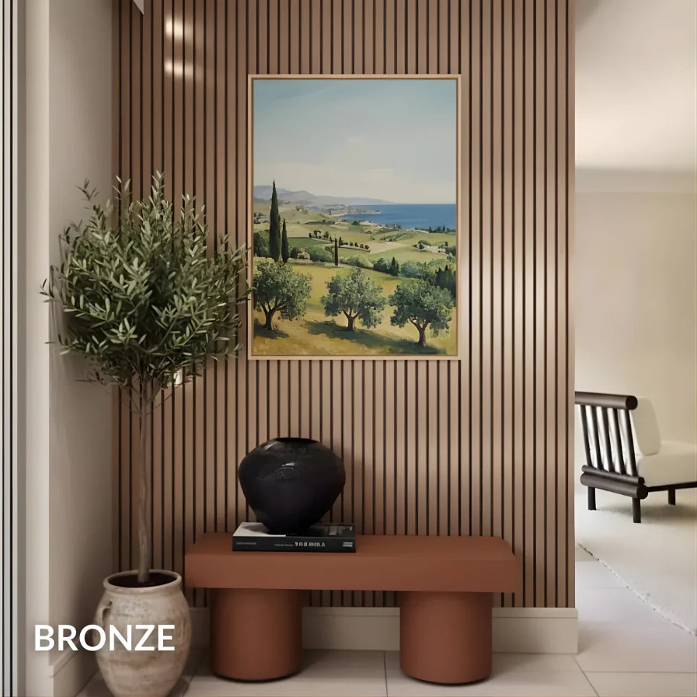 Premium Acoustic Slatted Wall Panel (Multiple Colours)
