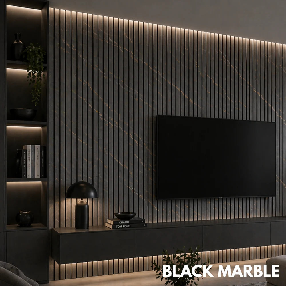 Premium Acoustic Slatted Wall Panel (Multiple Colours)
